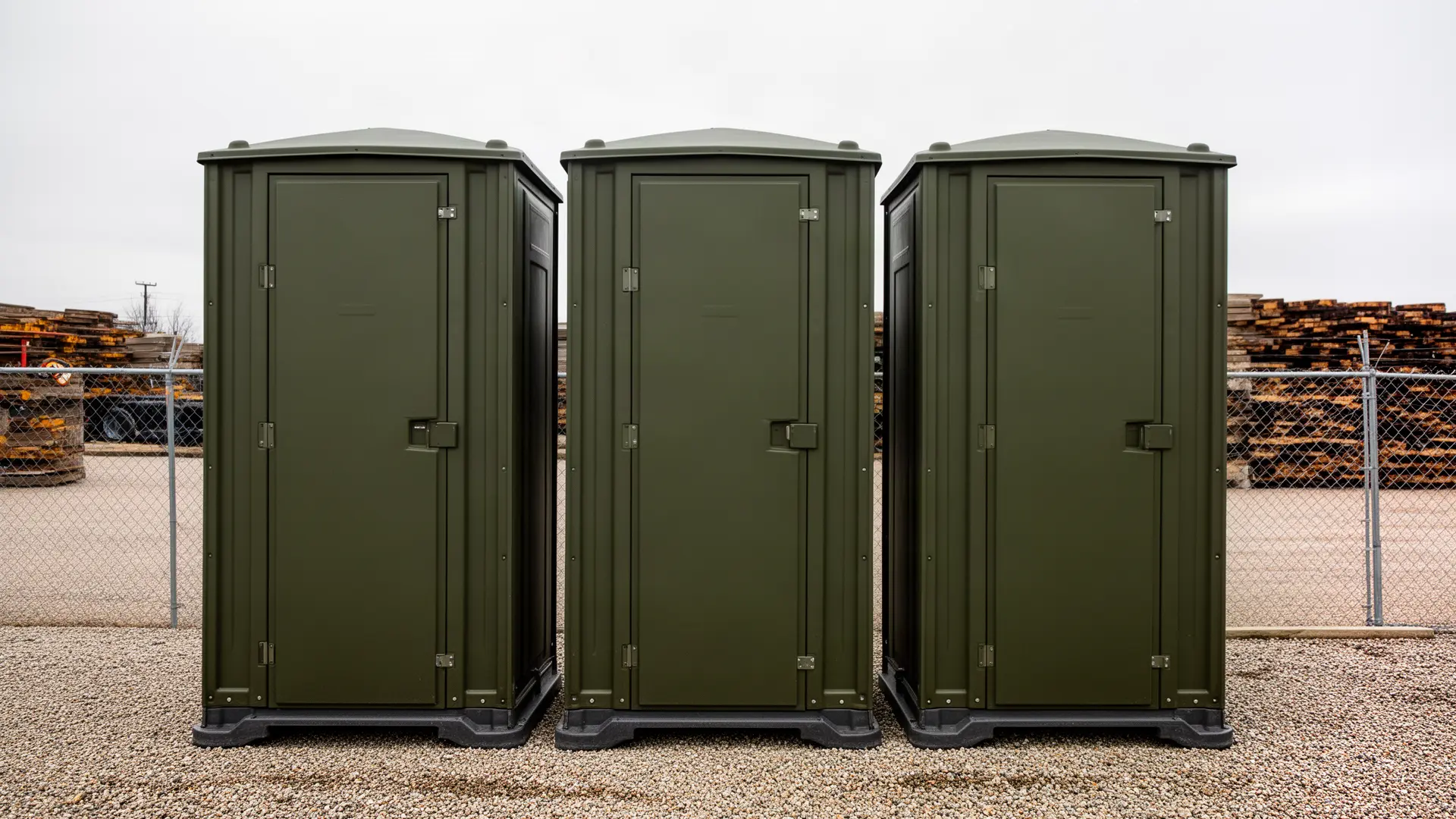 Clean porta potty unit from K & J Porta Potty Rental in Los Angeles, CA
